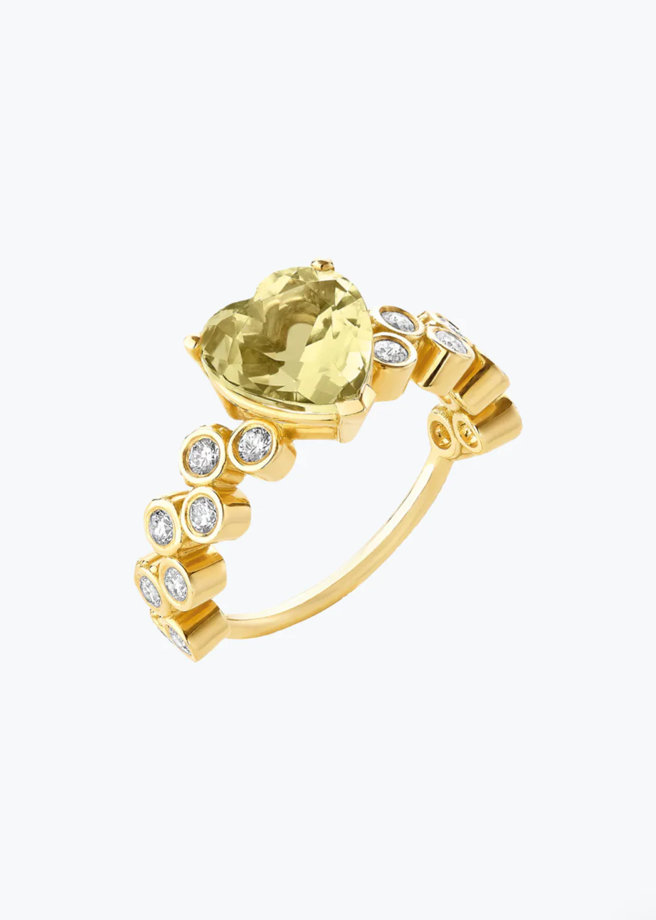 Couer Ring with Chrysoberyl - Image 3