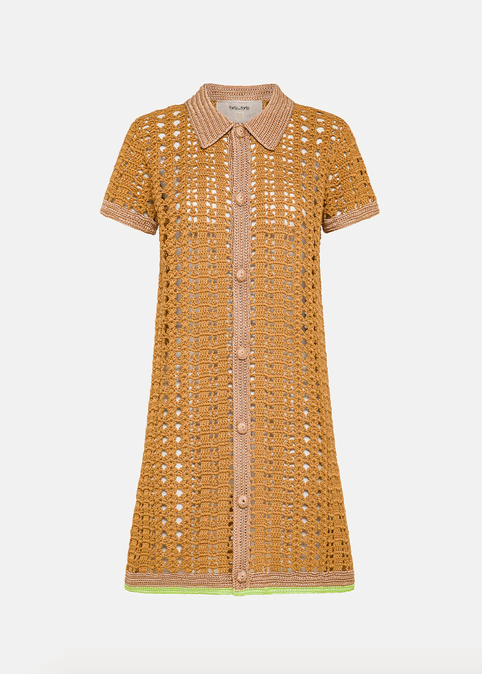 Hand-Crocheted Polo Dress