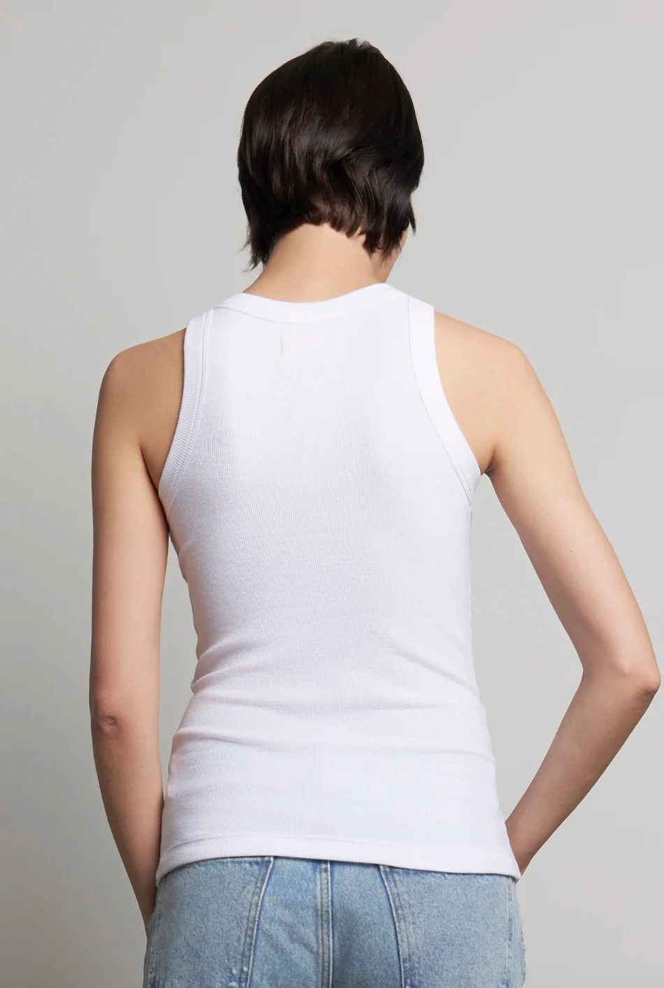 Cruz Tank Top in White - Image 2