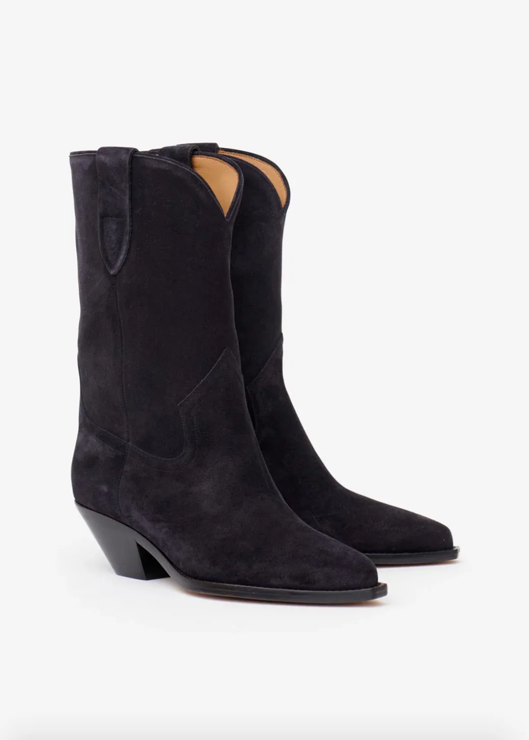 Dahope Suede Boots in Faded Black - Image 2