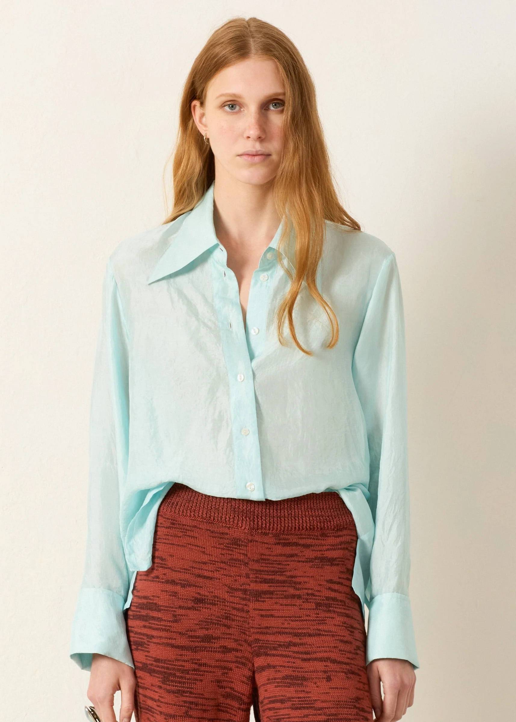 Dana Morning Dew Silk Shirt