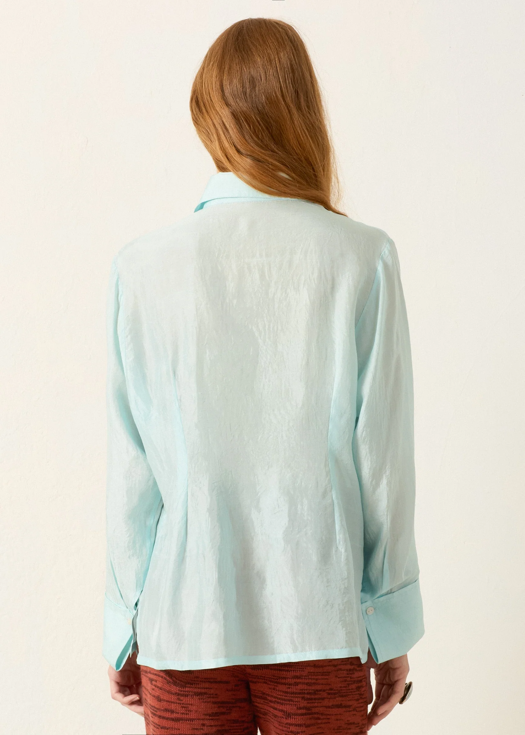Dana Morning Dew Silk Shirt - Image 2