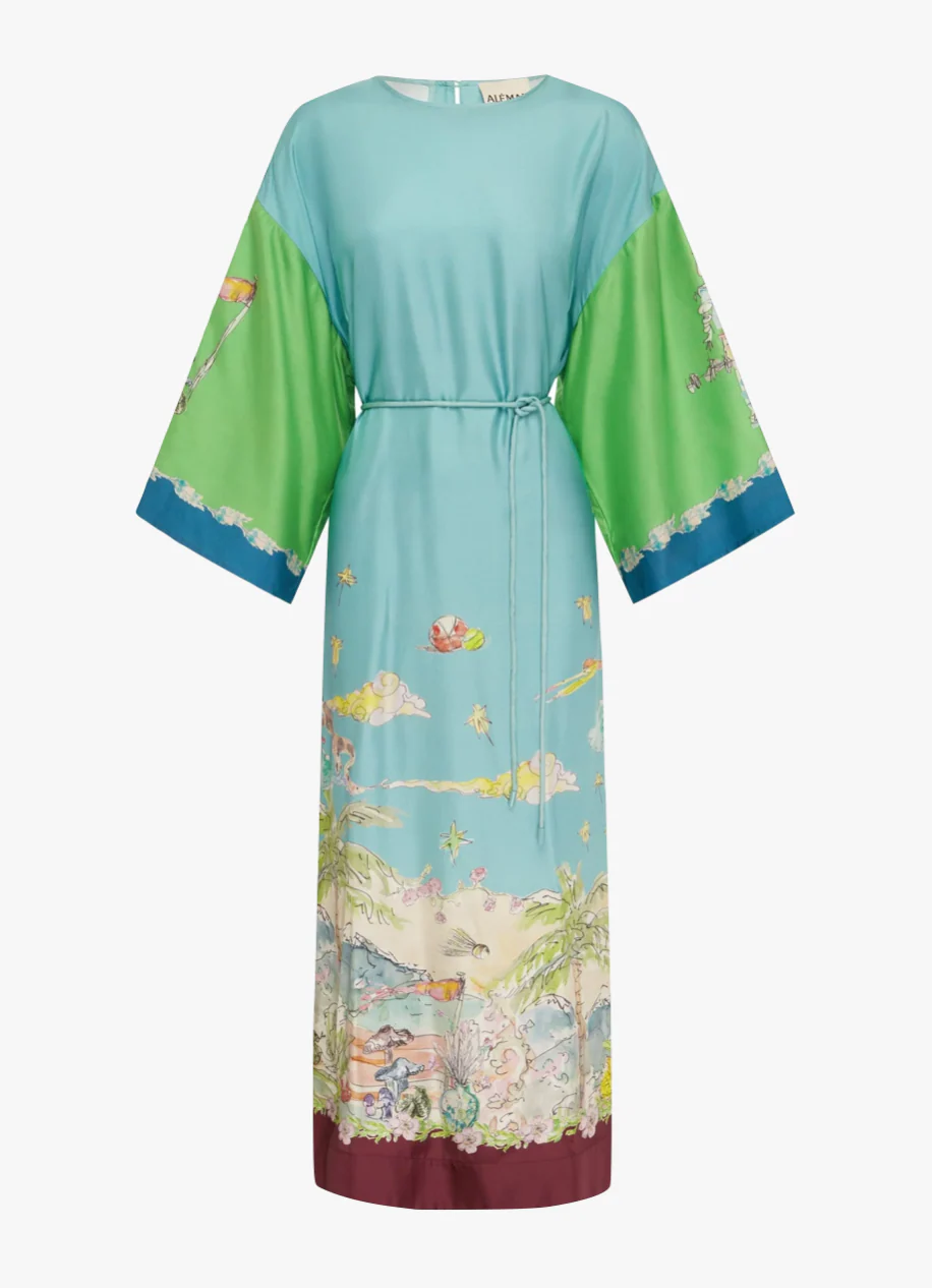 Daria Silk Midi Dress