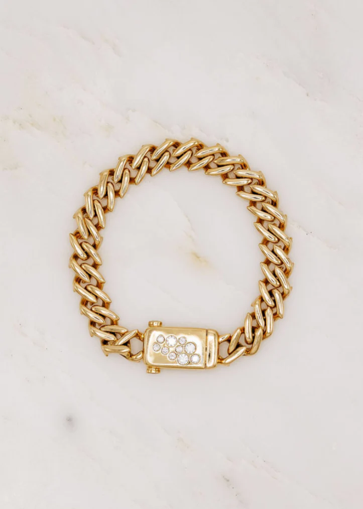 Diamond Curb Chain Bracelet