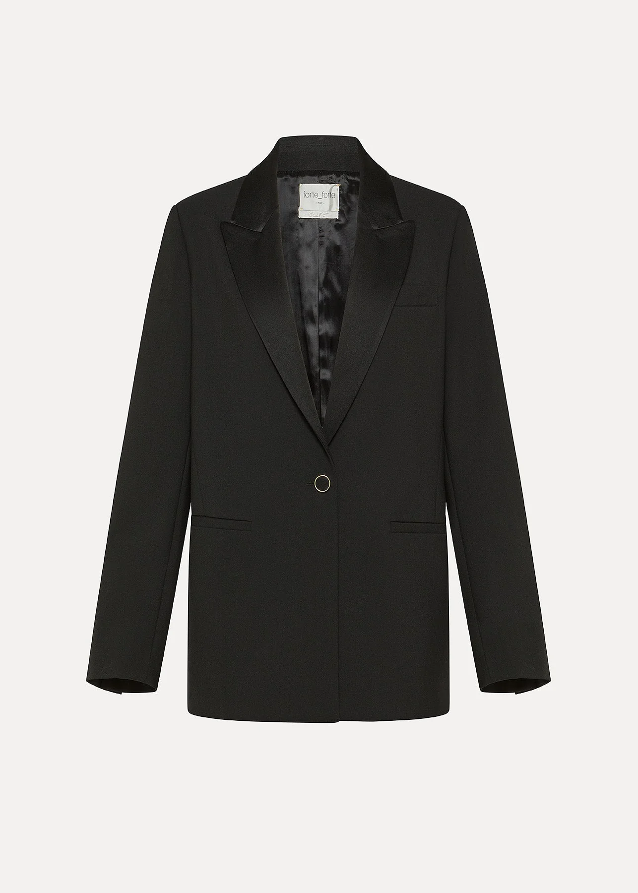 Dinner Jacket in Wool Blend Canvas