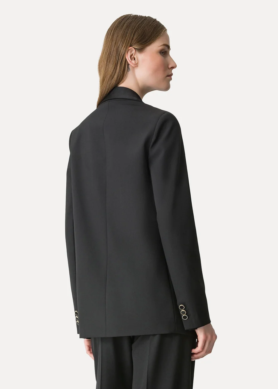 Dinner Jacket in Wool Blend Canvas - Image 3