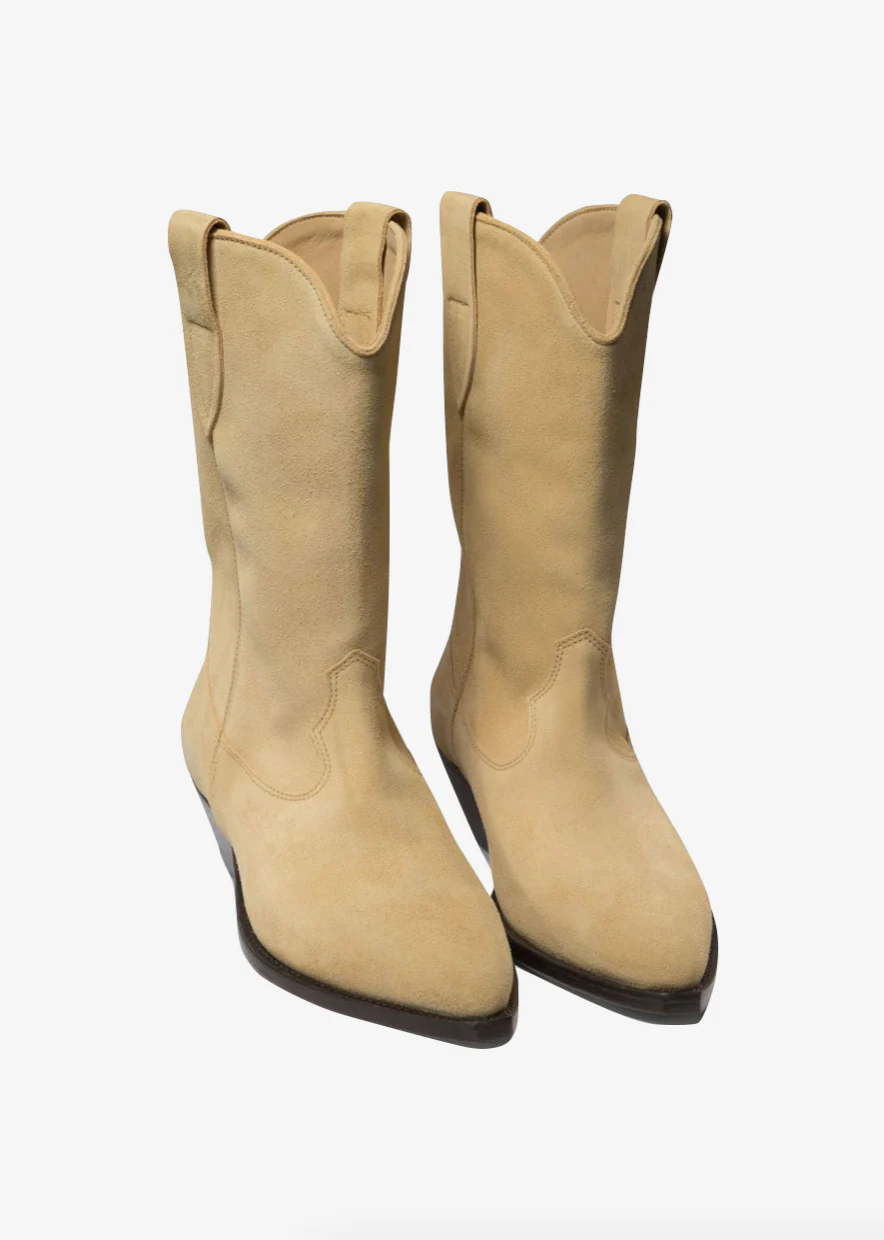 Duerto Suede Boot in Beige