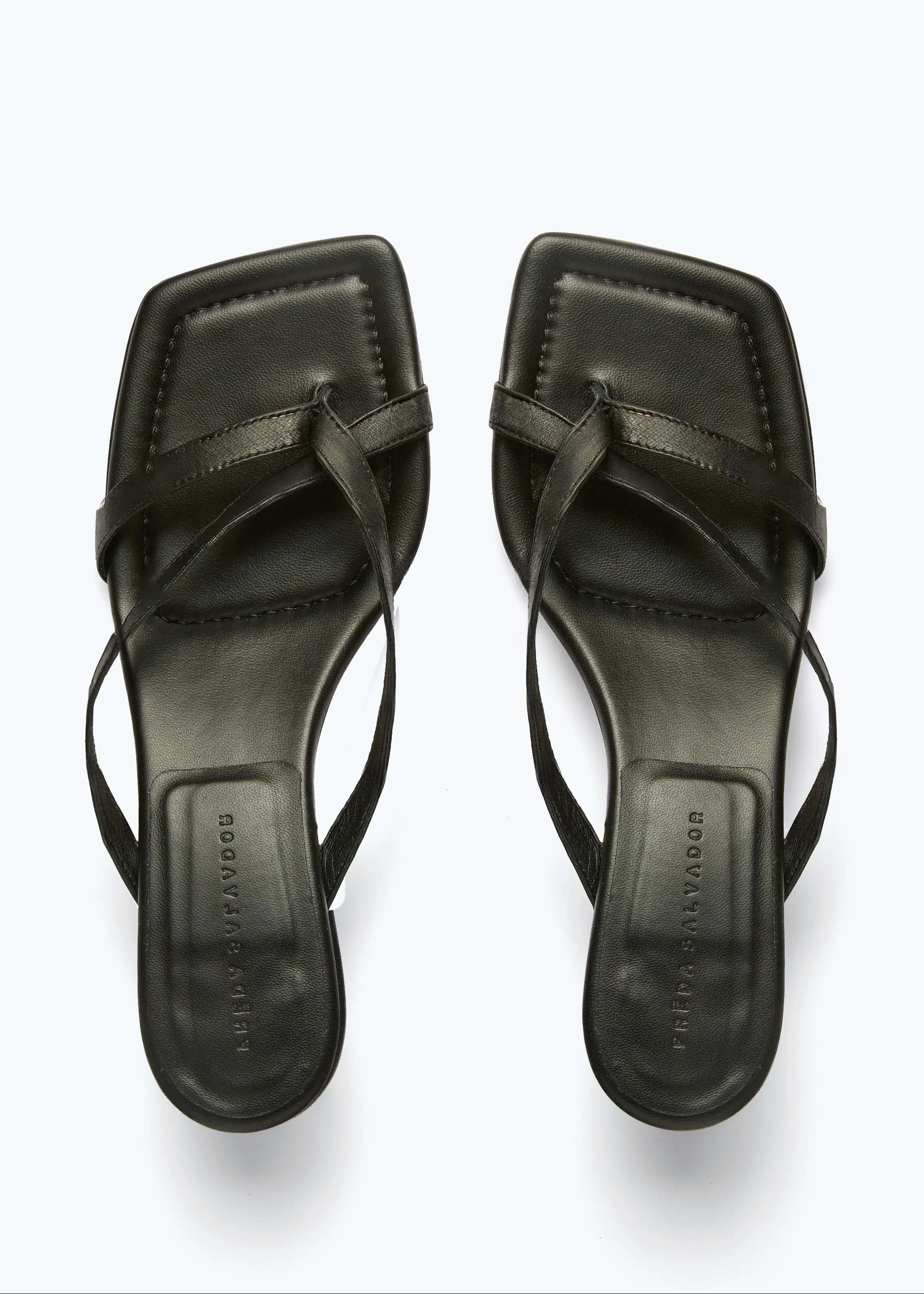 Elaine Heel Sandal in Black - Image 3