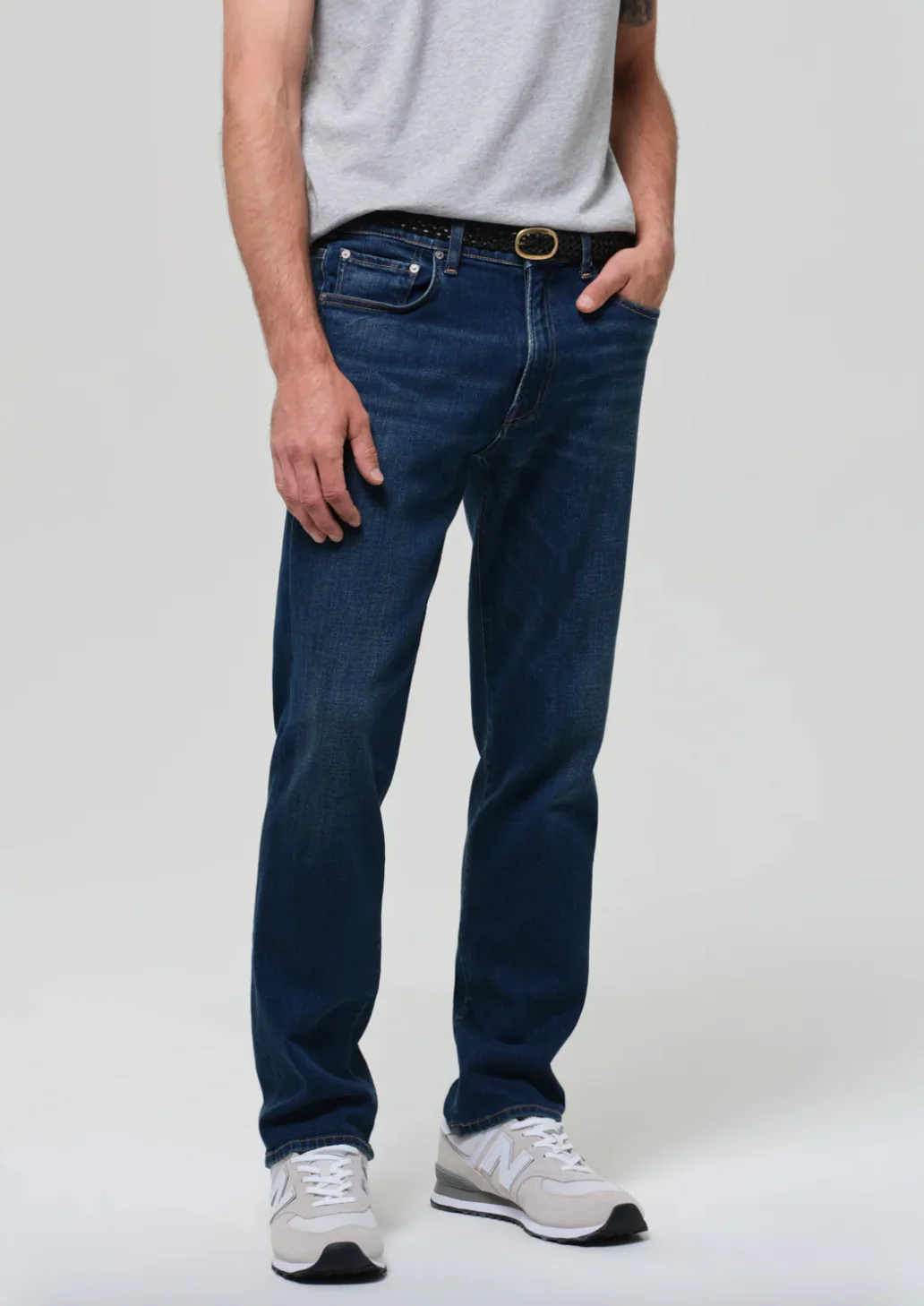 Elijah Straight Cashmere Denim in Condor - Image 2