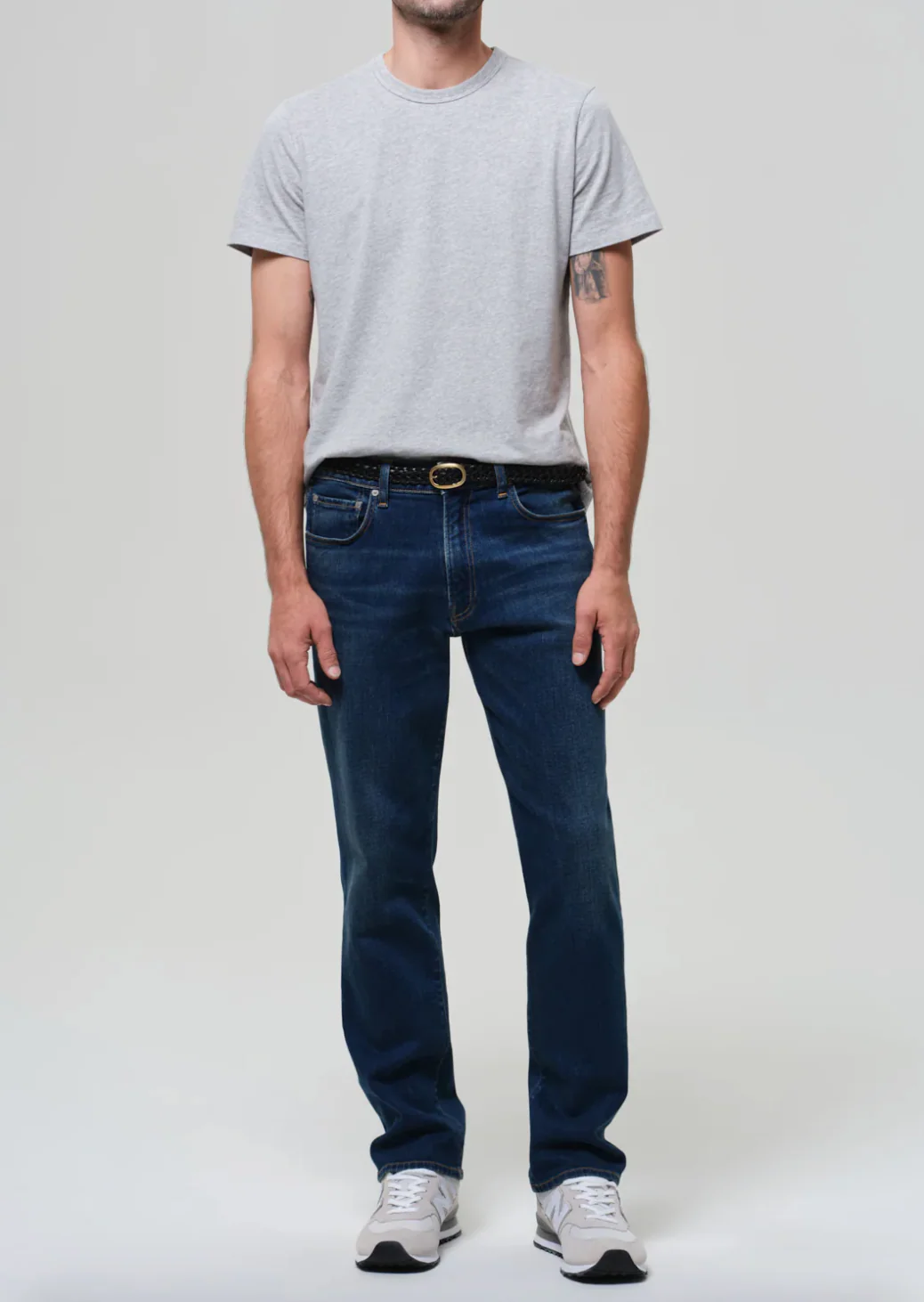 Elijah Straight Cashmere Denim in Condor - Image 3