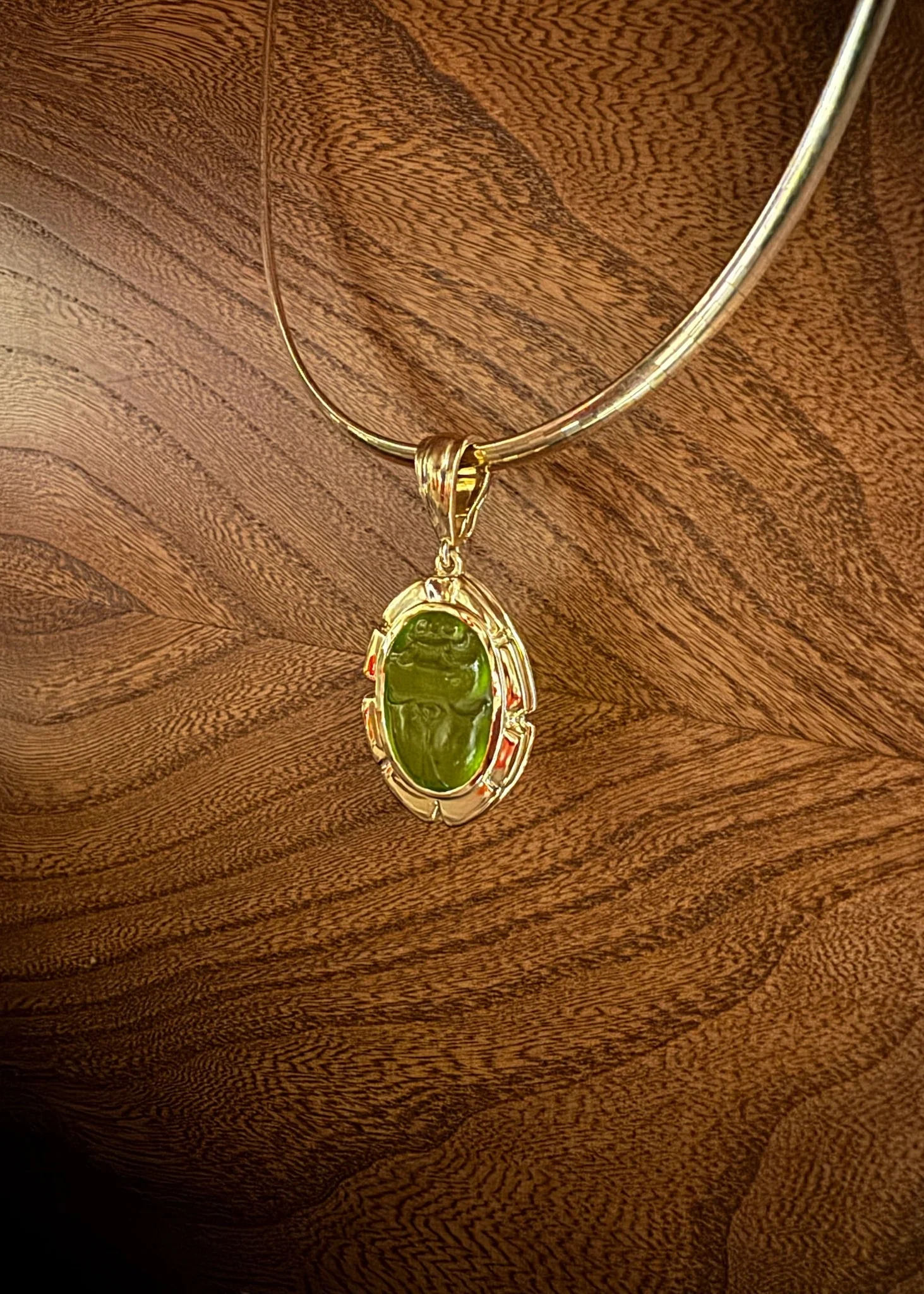 Elliot Scarab Venetian Glass Pendant - Image 2