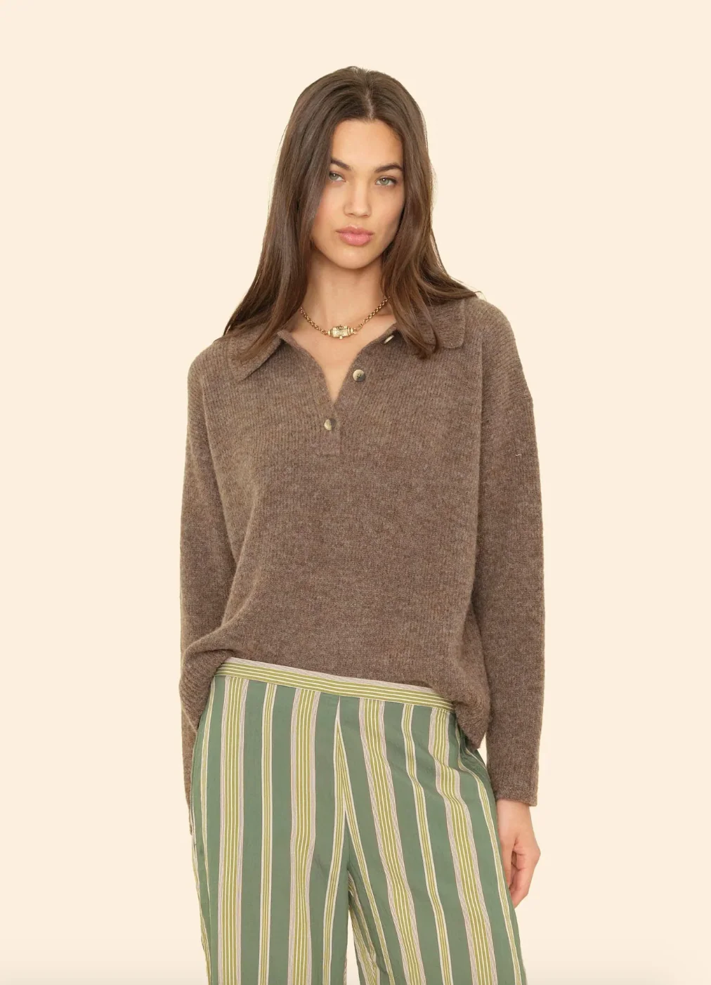 Ethan Sweater in Taupe - Image 2