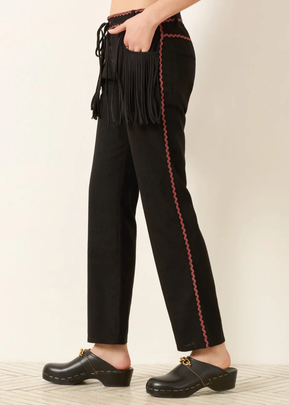 Ezra Noir Rein Pants - Image 2