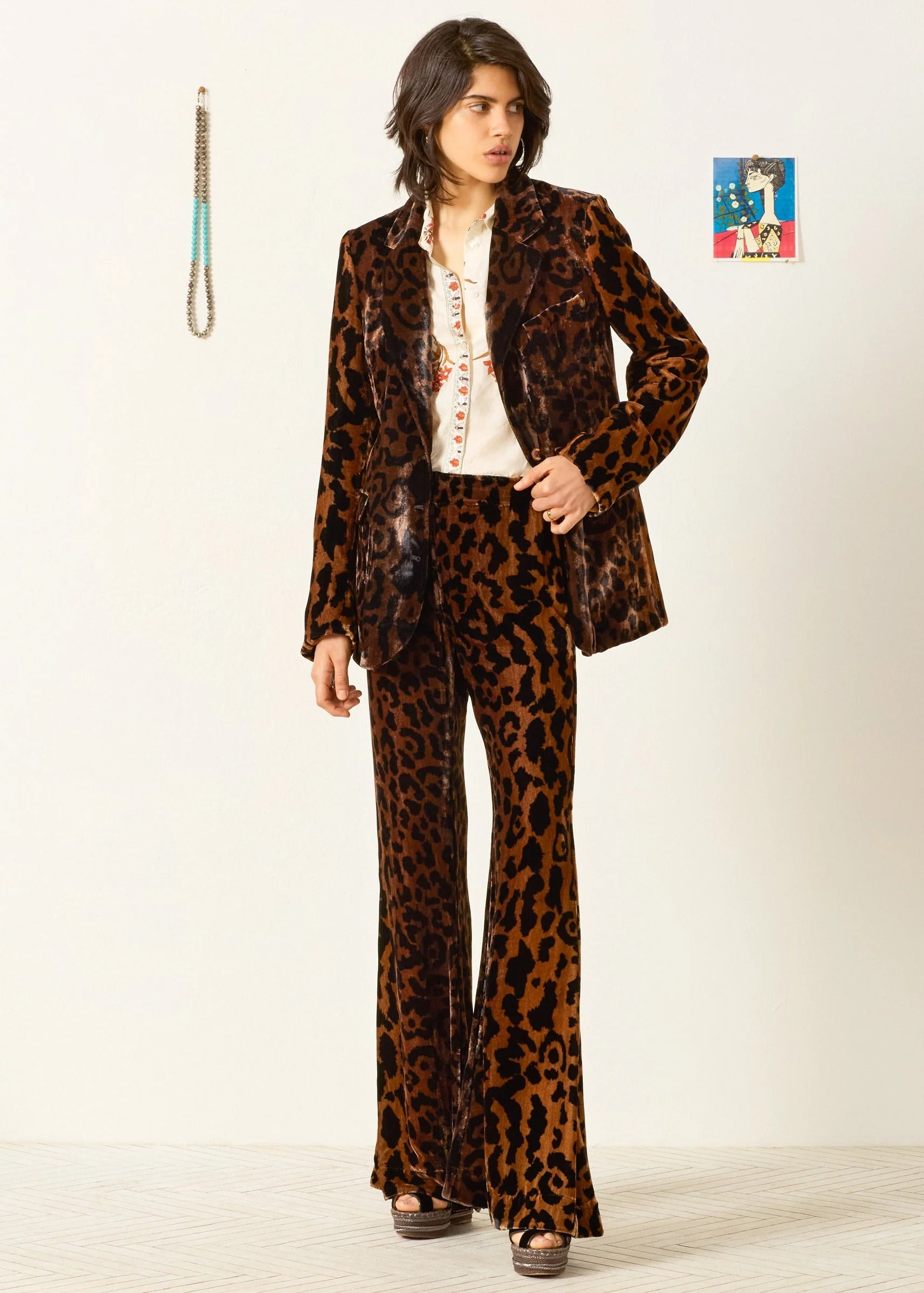 Afternoon Leopard Blazer - Image 3