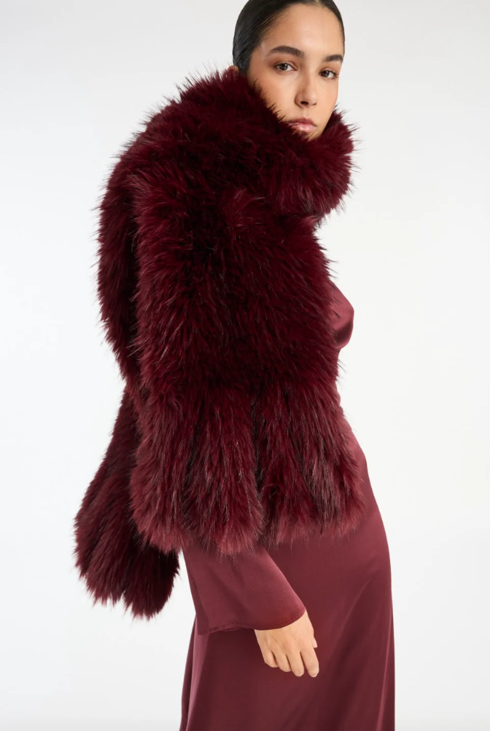 Faux Fur Scarf - Image 2