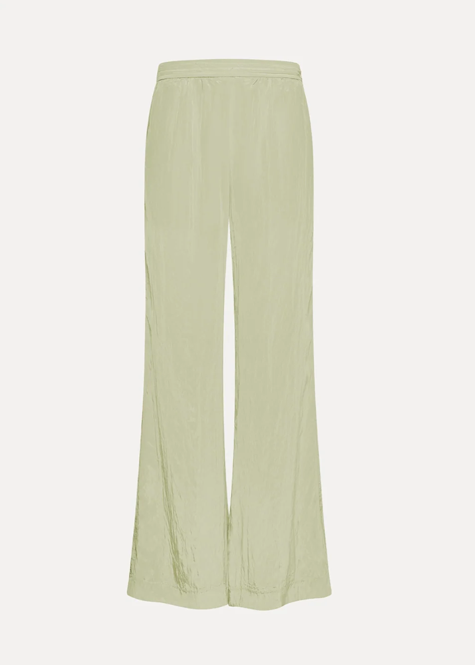 Flared Satin Pants