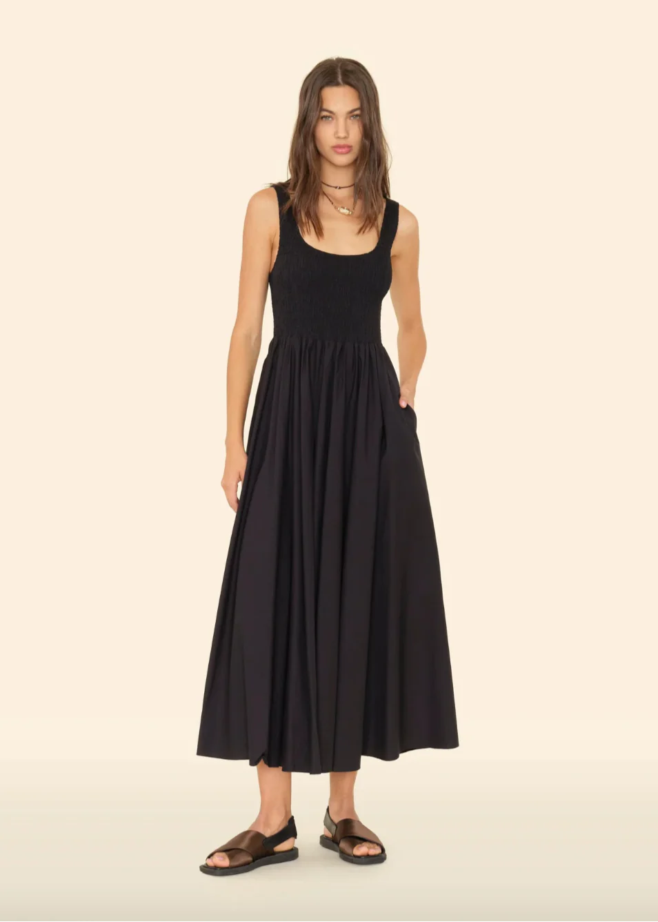 Florence Dress in Black - Image 2