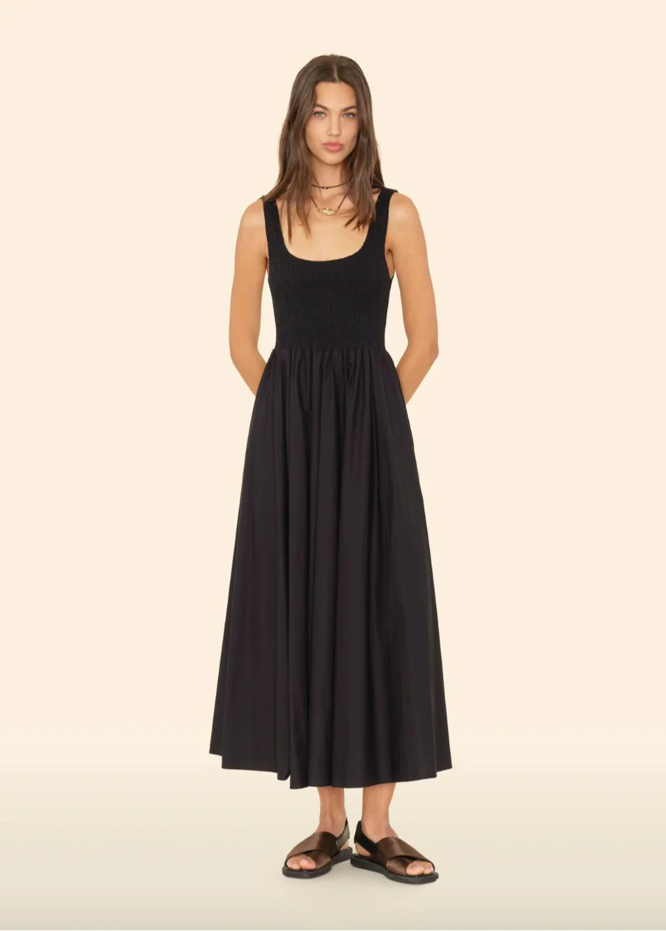 Florence Dress in Black - Image 4
