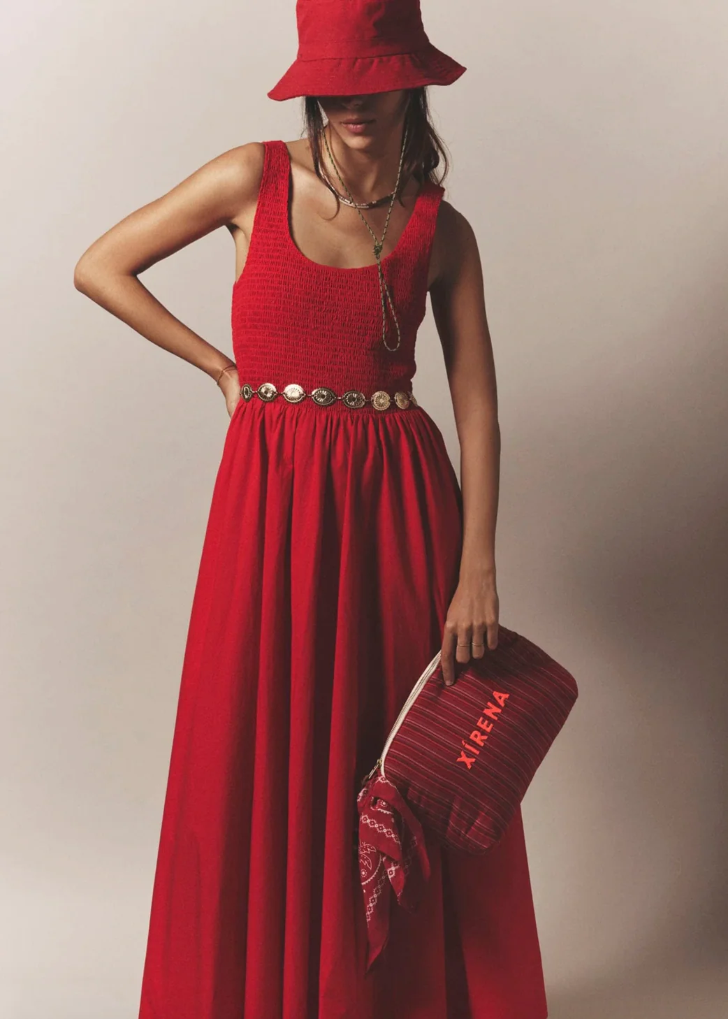 Florence Dress in Red Flash - Image 2