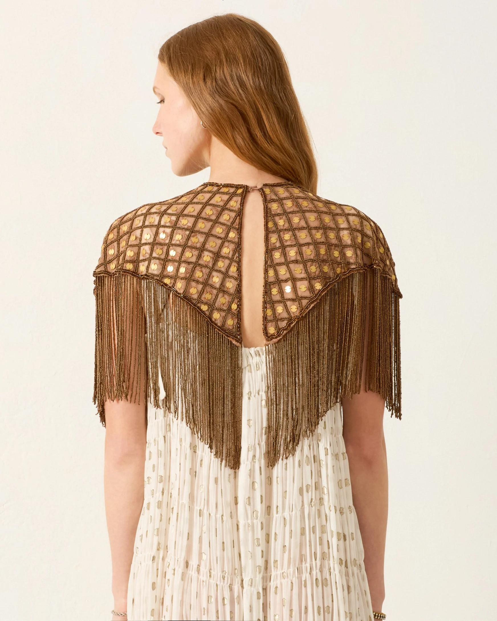Flou Bronze Mist Capelet - Image 2