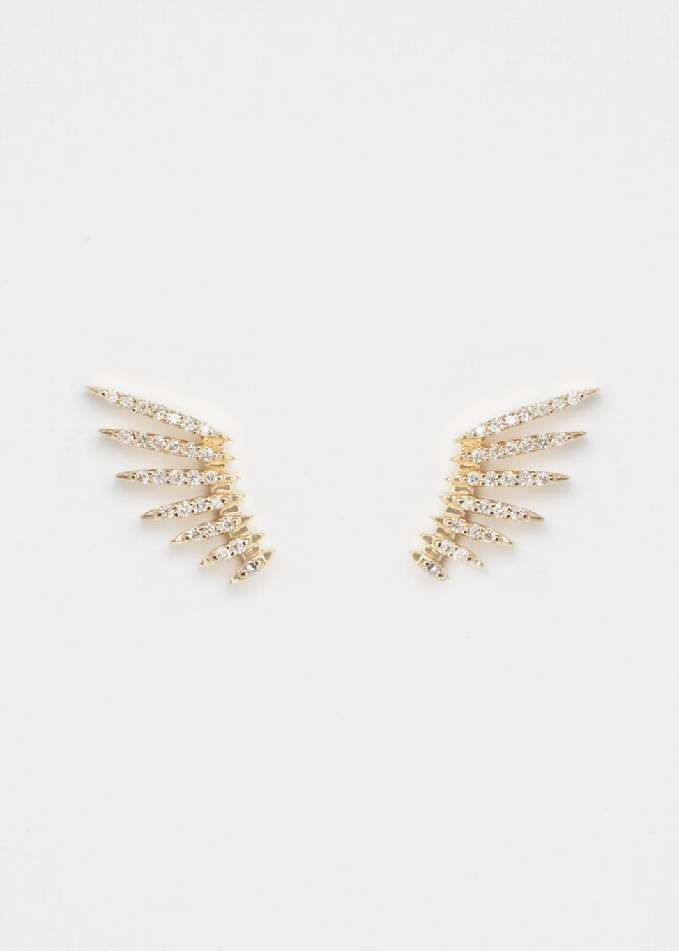 Flying Wings & Diamonds Earrings