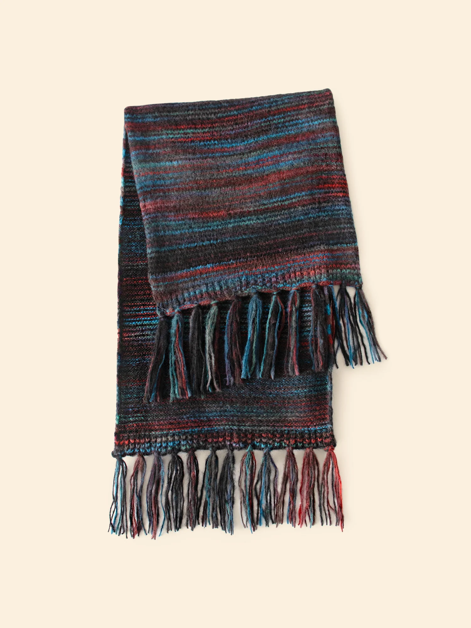 Fonda Scarf in Black Ombre - Image 2