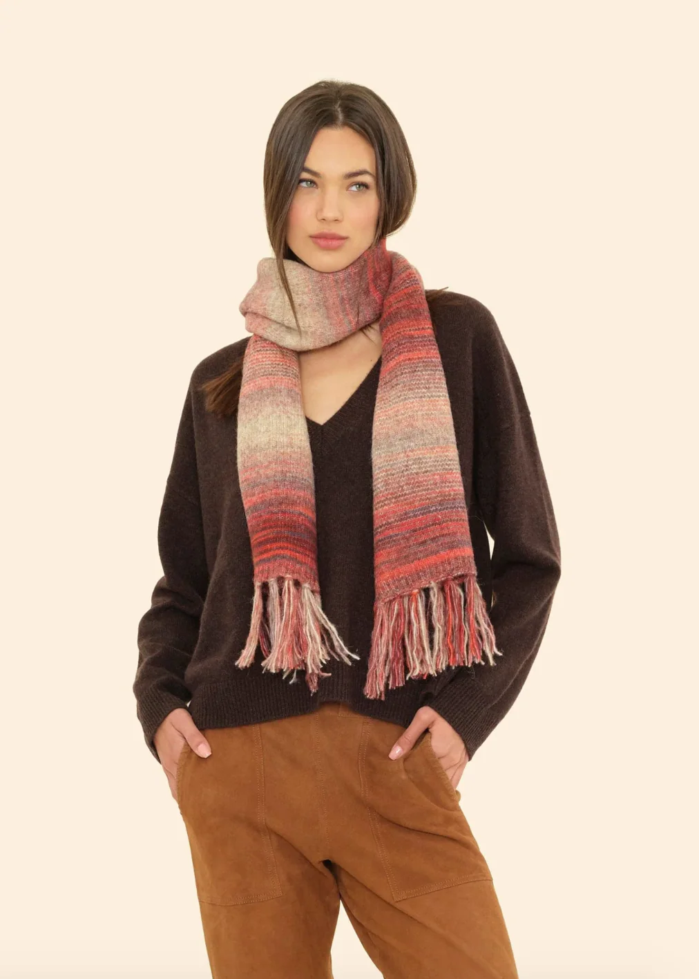 Fonda Scarf in Sienna Ombre - Image 2