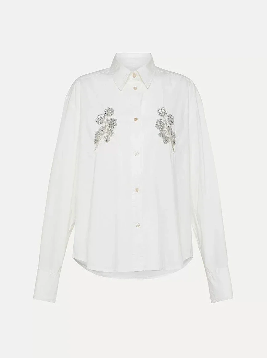 Embroidered Cotton Poplin Shirt - Image 4