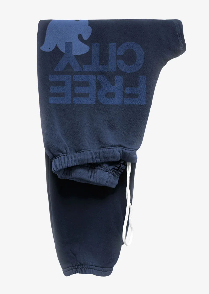 Flow Sweatpant in Moonshrooms Blue