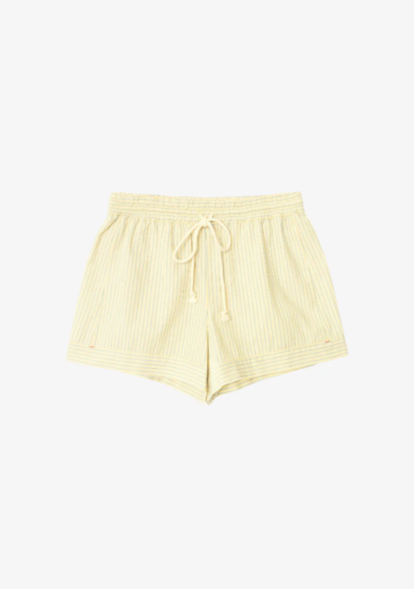 Gabby Short in Citrine Stripe