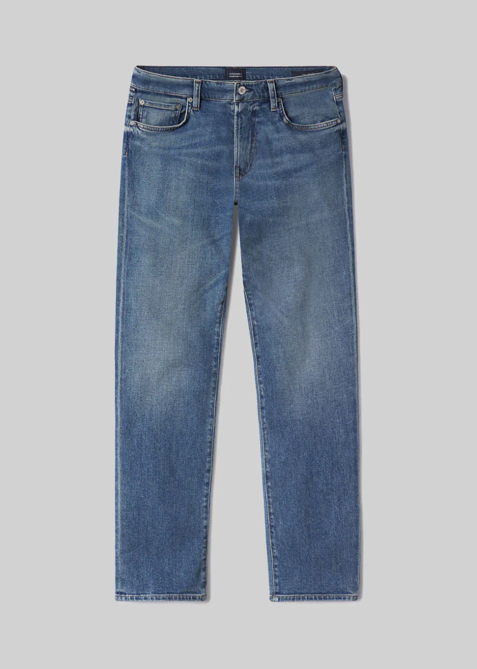 Gage Slim Straight Cashmere Denim in Anders
