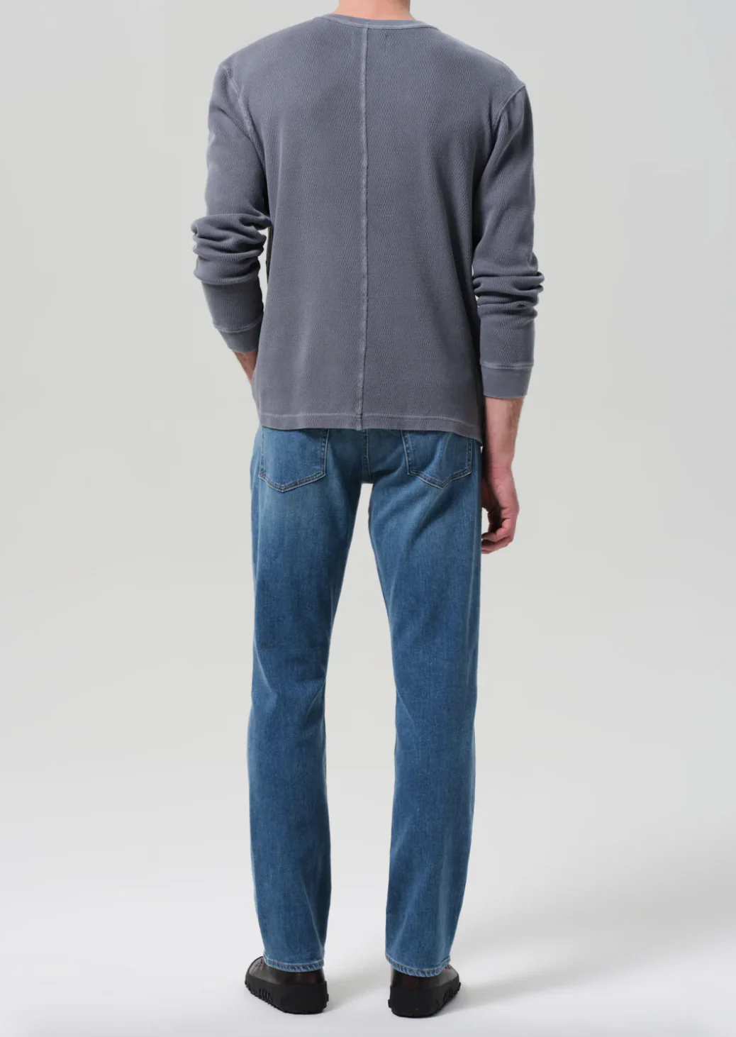 Gage Slim Straight Cashmere Denim in Anders - Image 3