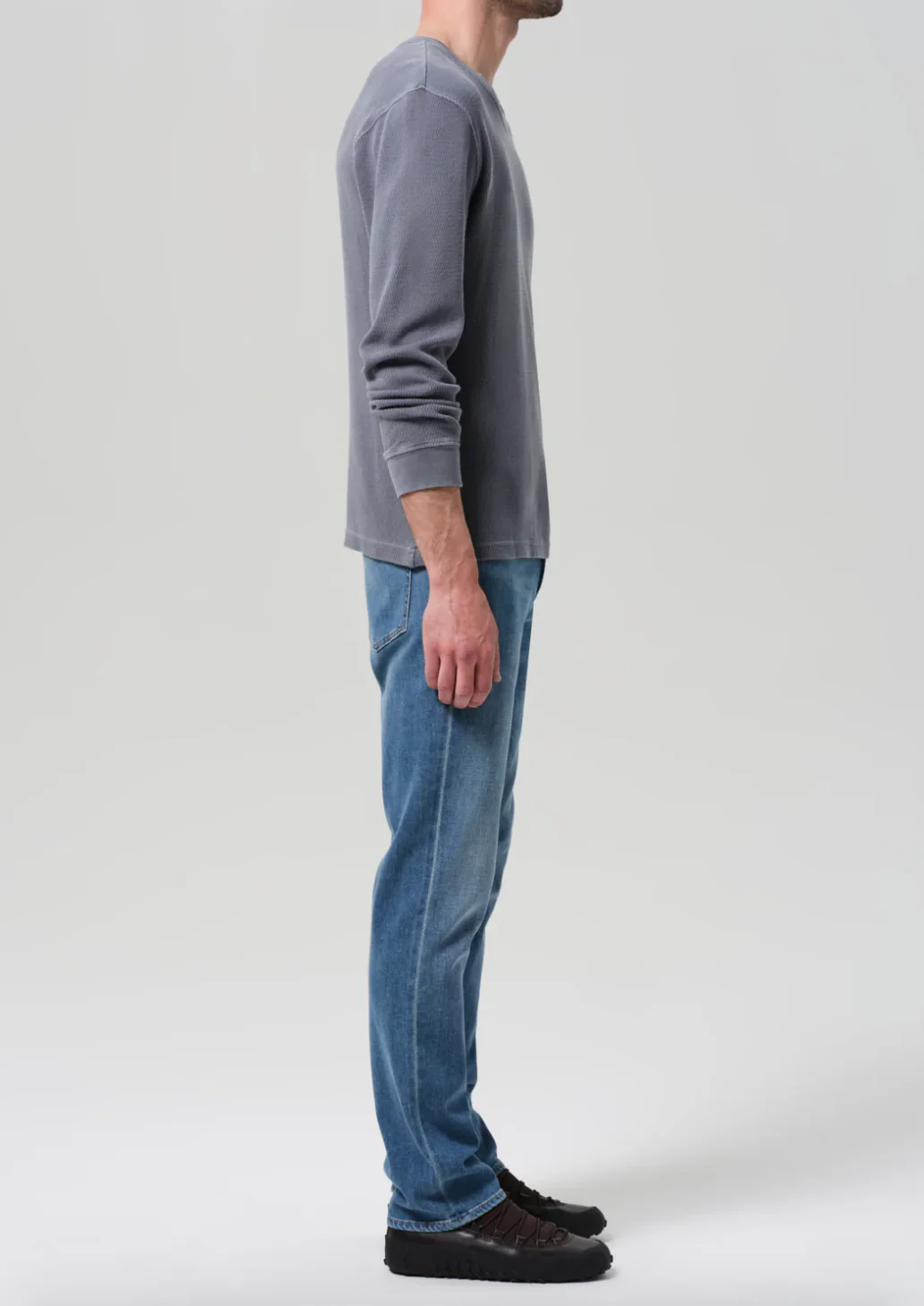 Gage Slim Straight Cashmere Denim in Anders - Image 4