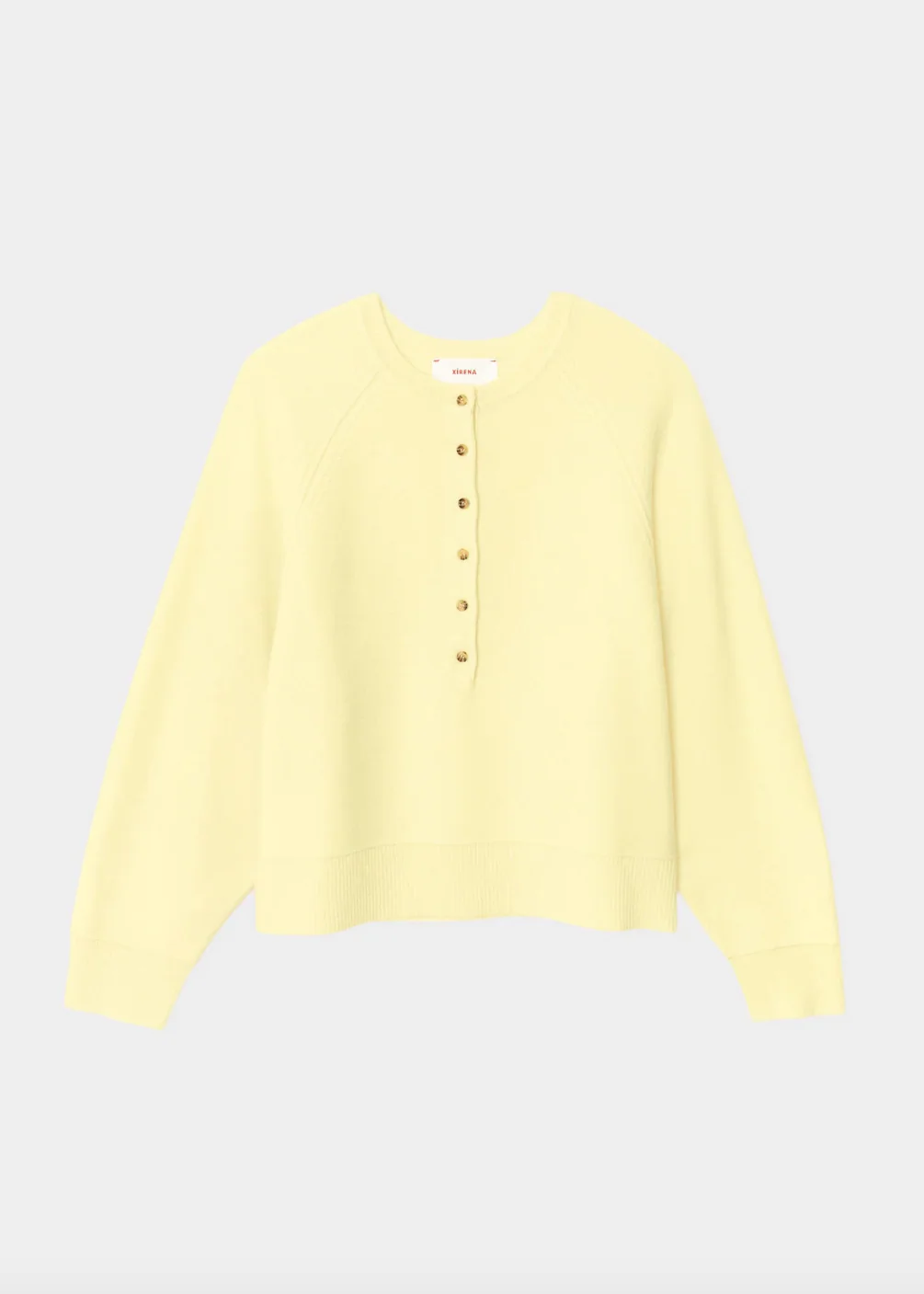 Griffin Cashmere Sweater in Butter Yellow