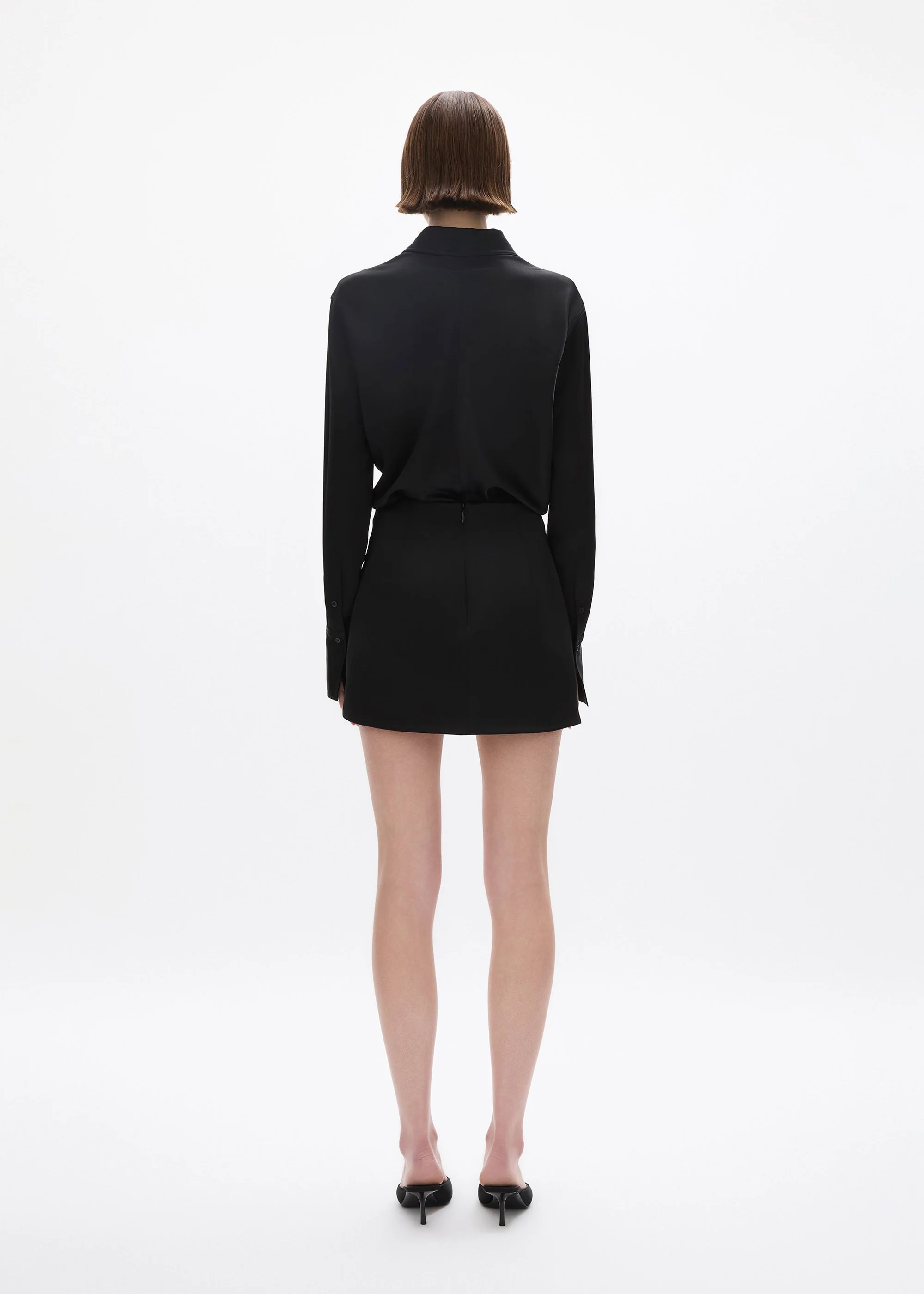 Hallie Mini Skirt in Black - Image 5