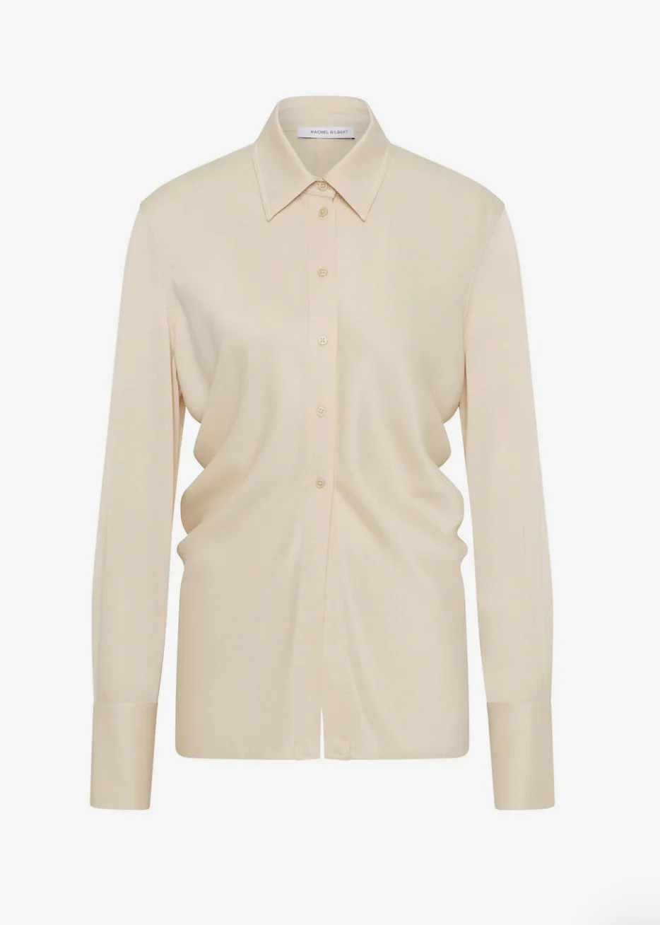 Hallie Shirt in Champagne