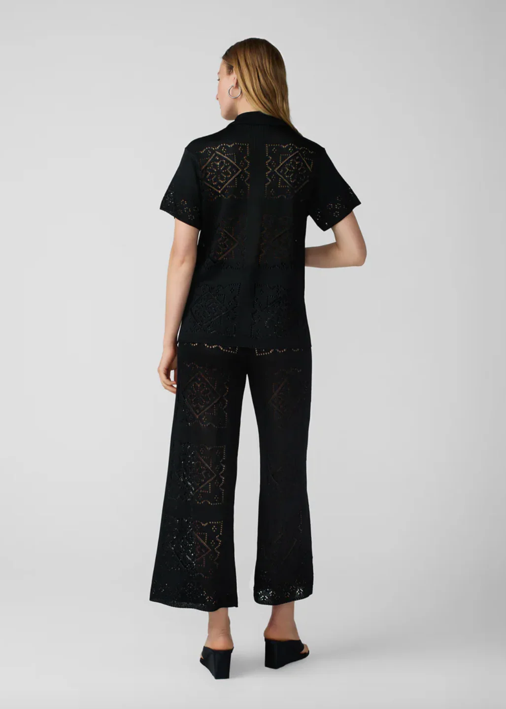 Handkerchief Pants in Black - Image 7