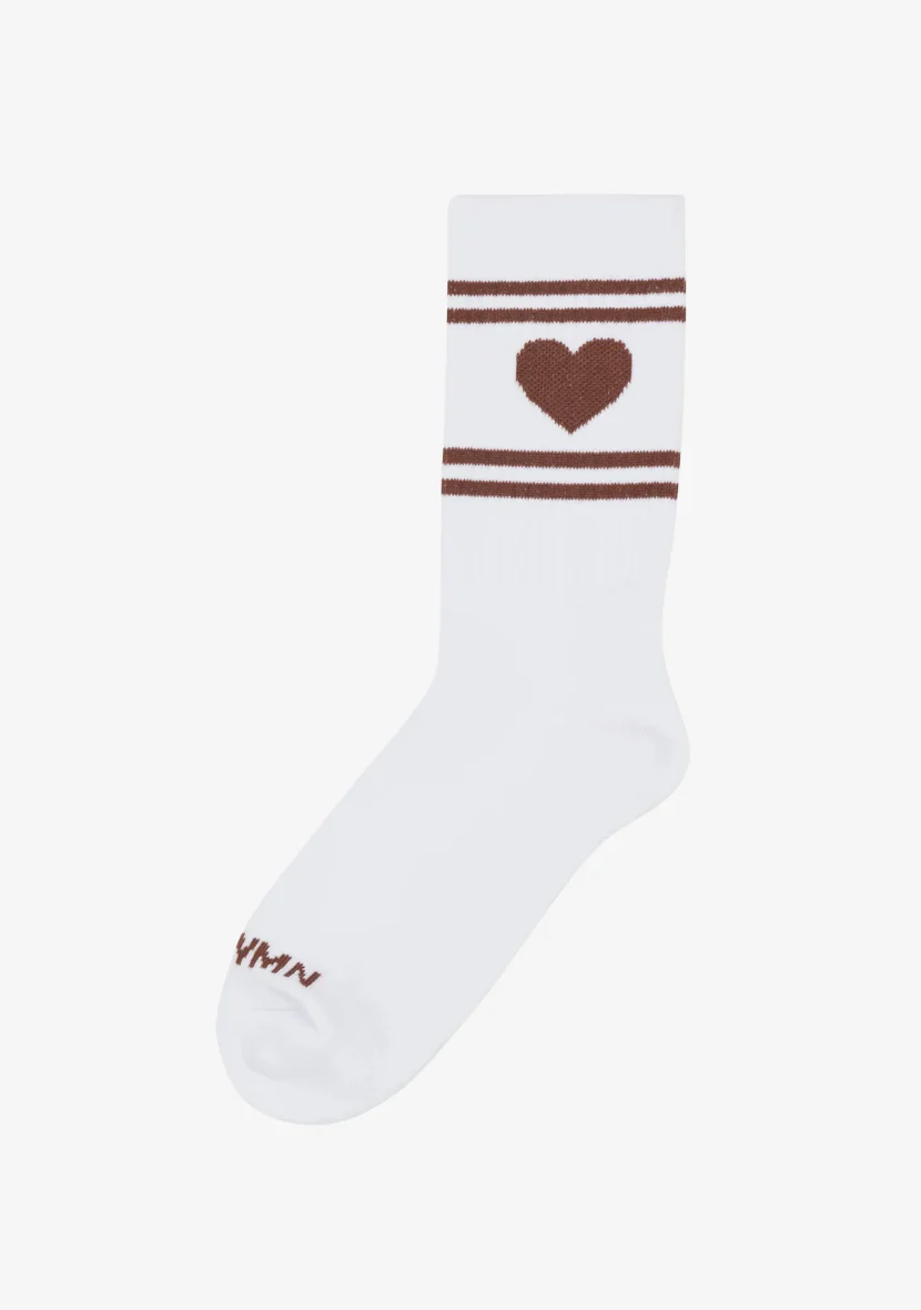 Heart Logo Crew Socks - Image 2