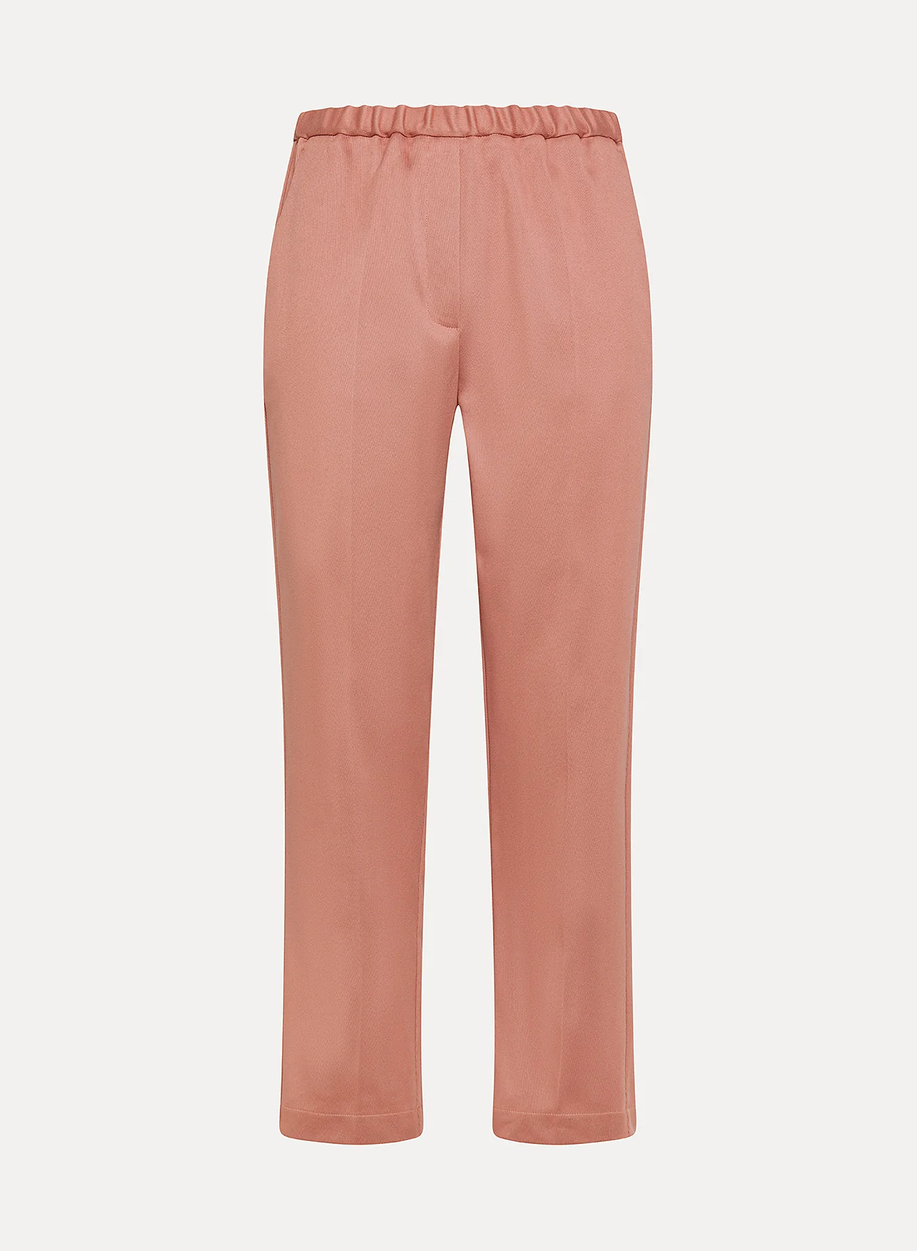 Cotton Twill Straight Leg Pants