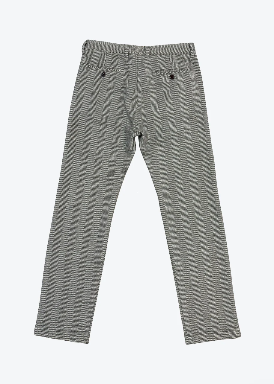 Herringbone Straight Leg Pants - Image 2