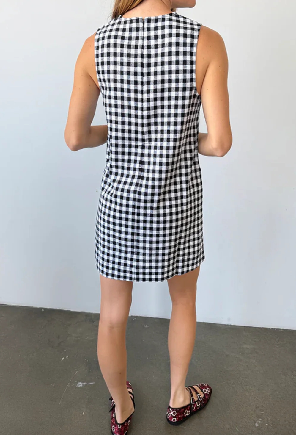 Indus Gingham Dress - Image 4