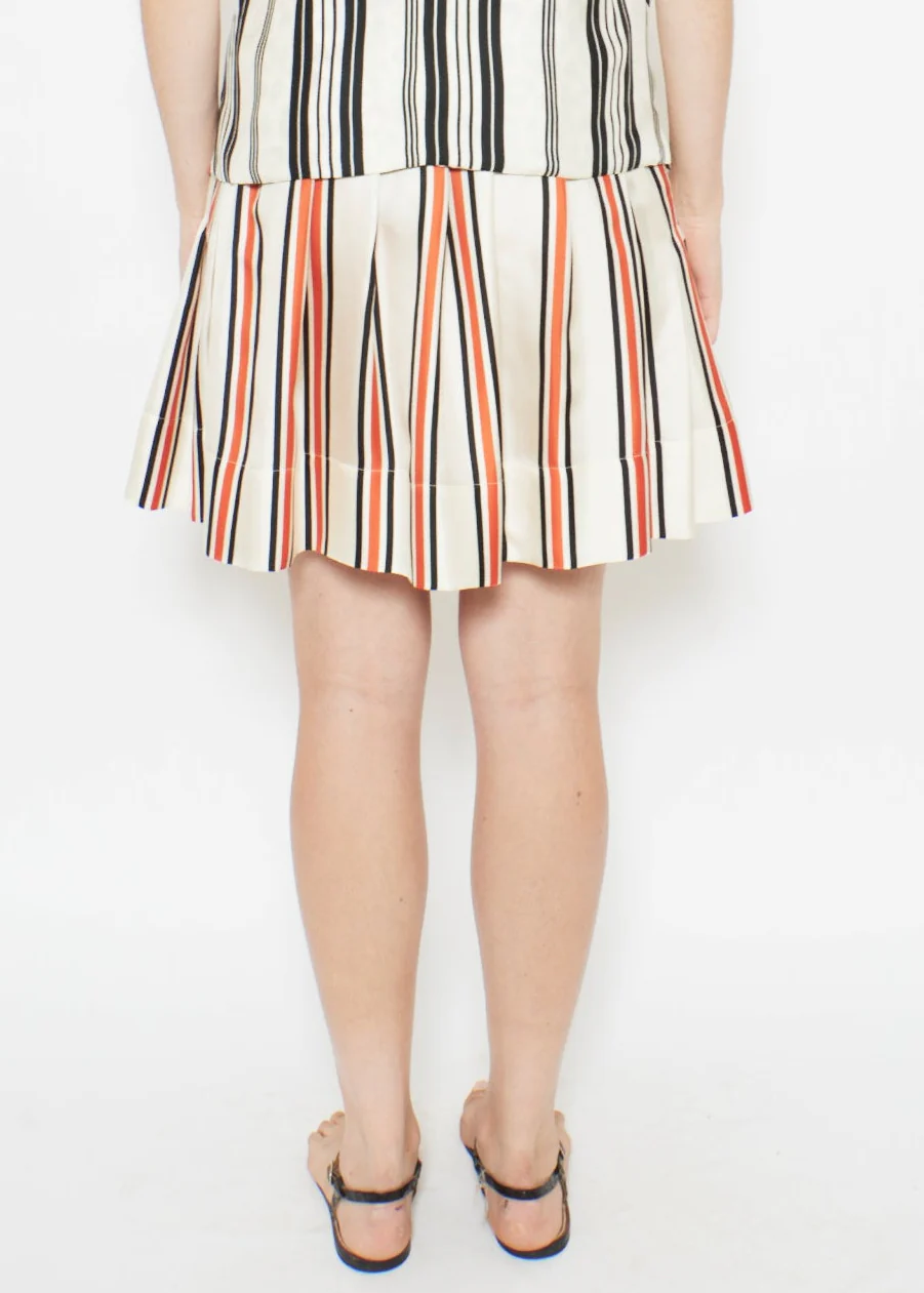 Ischia Skirt in Polka Dot & Stripe Mix - Image 3