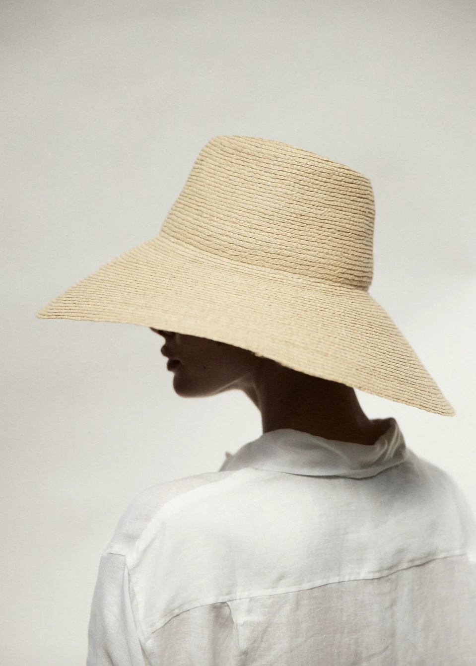 The Tinsley Wide Brim Raffia Straw Hat - Image 2