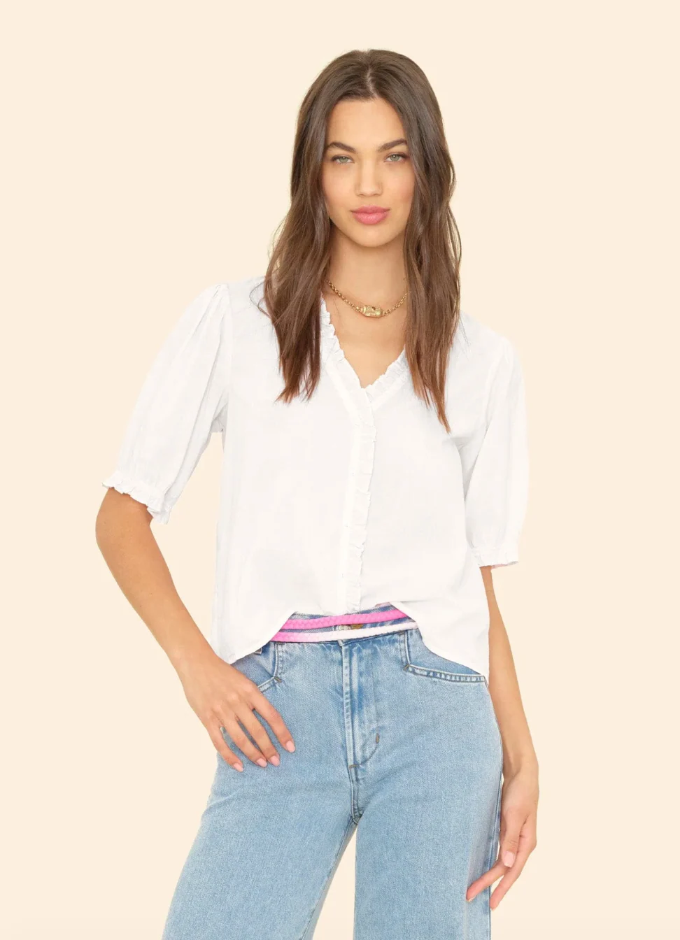 Jenna Shirt in White - Image 2