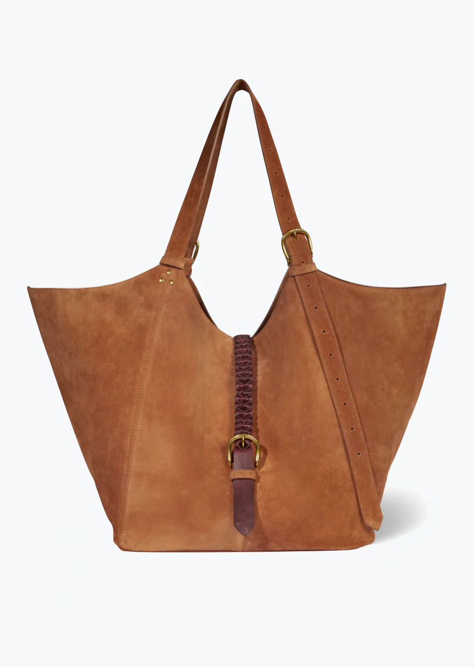 Joseph M Tote Bag in Caramel Suede