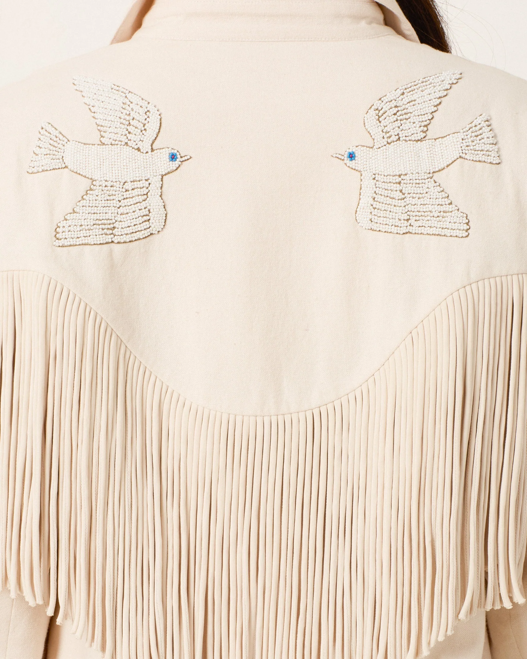 Jude Dune Fringe Jacket - Image 3
