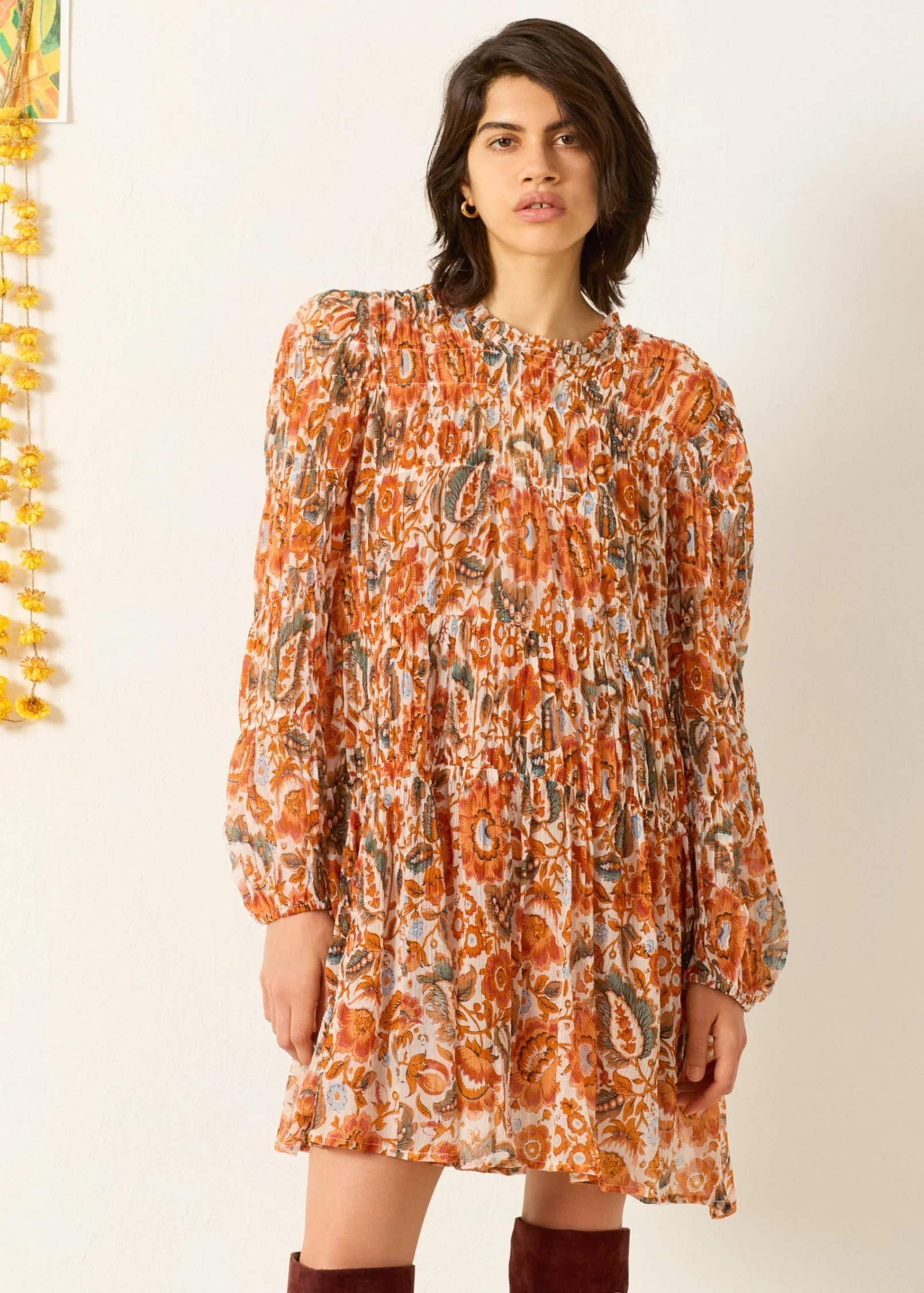Juno Topaz Flower Dress