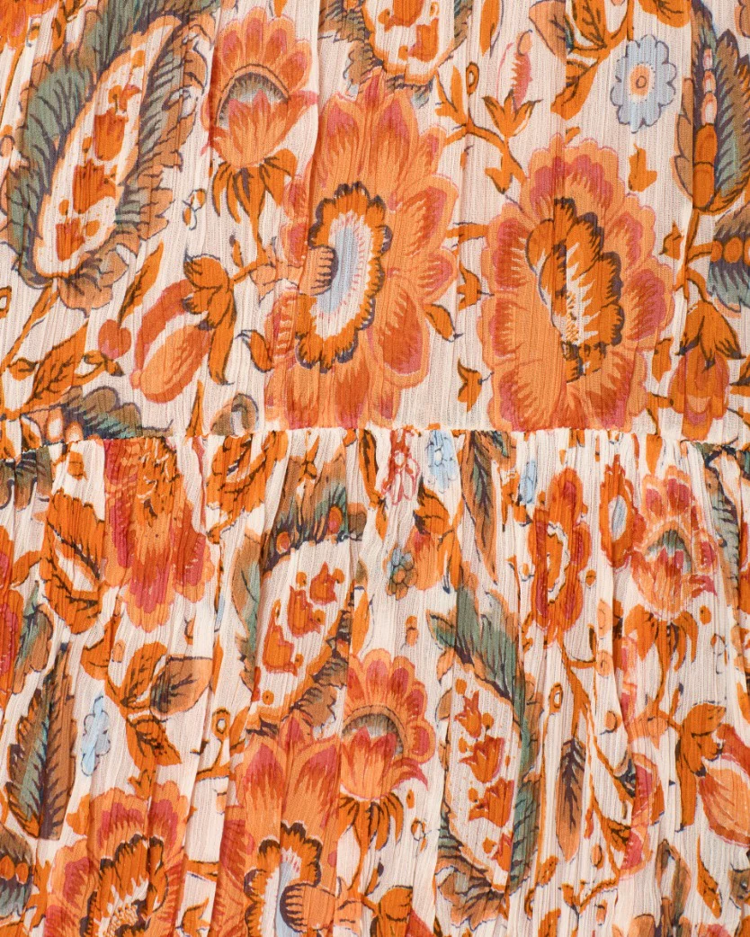 Juno Topaz Flower Dress - Image 4