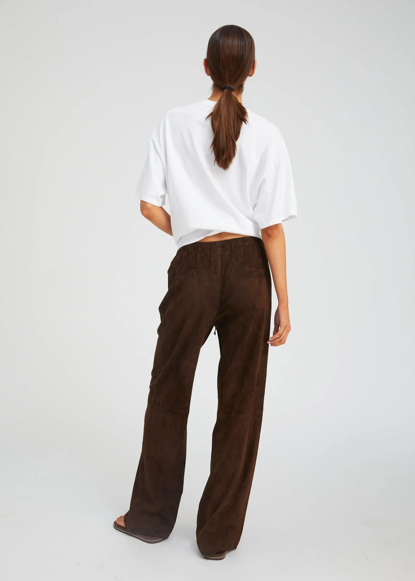 Kauai Suede Pant in Americano - Image 4