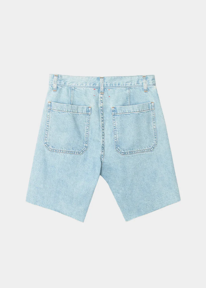 Knox Denim Short in Blue Cloud - Image 2